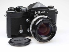 Nikon F Kamera camera Nikkor S.C. Auto 50mm f1.4 Objektiv lens near mint 97645
