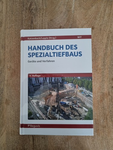 Handbuch des spezialtiefbaus - handbuch, /