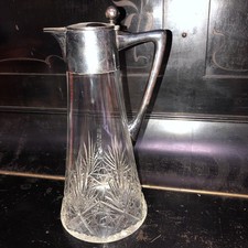 Karaffe Jugendstil Wilhelm Binder 800er Silber  Krug 