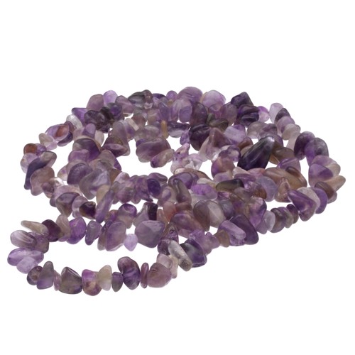 Amethyst splitterkette lang - splitterkette,