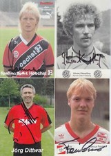 10 Autogrammkarten - 1. FC Nürnberg im Trikot anderer Vereine mit Autogramm