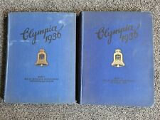 Olympia 1936 Sammelbild - Album Band 1 und 2 mit originale Fotos 