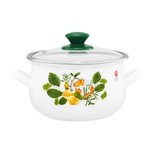 Kochtopf emailliert mit Deckel