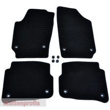 Mattenprofis Velours Fußmatten für VW Polo 9N ab Bj.10/2001 - 2009 ovale Bef