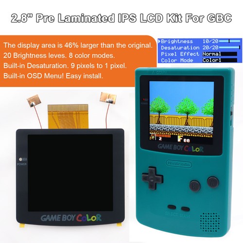 8inch gameboy color ips - 2.8inch,
