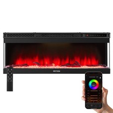 Elektrokamin mit heizlüfter - mit,