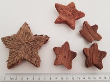 Dekoration Naturmaterialien Natur braun Rindensterne Sterne Baumrinde Strohstern