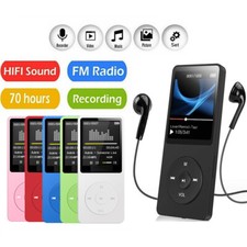 MP3 Player FM Radio Recorder Verlustfreier Sport Hifi Musik Spieler Tragbarer