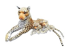 3er set leoparden familie - set,