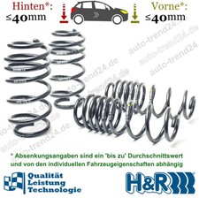 H&R Tieferlegungsfedern