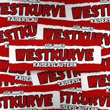 100x Kaiserslautern Aufkleber/