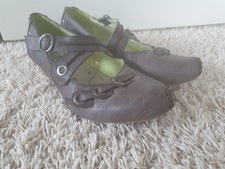 GORDONJACK Schuhe Pumps Damen Gr. 40 Leder schlammfarben wie neu