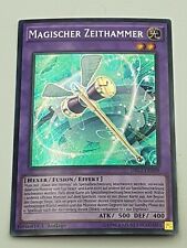 Yu-Gi-Oh Einzelkarte Magischer Zeithammer Secret Rare NM 1st Holo
