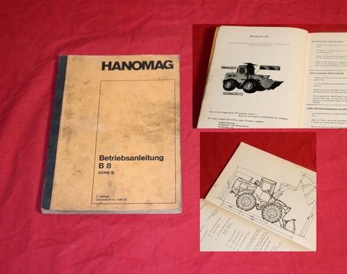 Betriebsanleitung hanomag 8 - hanomag,