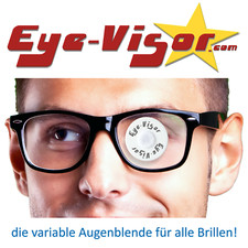 EYE VISOR variable Blende für das "nichtzielende Auge"! Für alle Brillen! >NEU!<