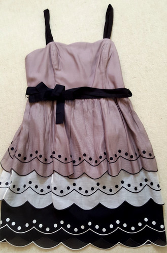 Coast kleid seide - seide,, stickerei