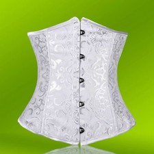 Everbellus Damen Korsett Unterbrust Corsage Gürtel mit Stahlstäben 3XL