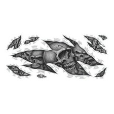 Aufkleber-Set Totenkopf