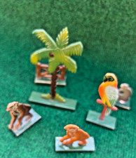 Berthold Roßweiner Flachfiguren Affen mit Palme 1950er