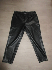 Lederimitat Hose v. UP2 Fashion, Gr. XL, schwarz