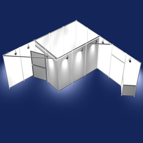 Messestand 5x5 meter eckstand - messestand,