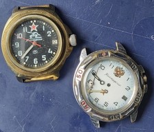  2 Vostok Komandirskie Uhren Konvolut  Defekt
