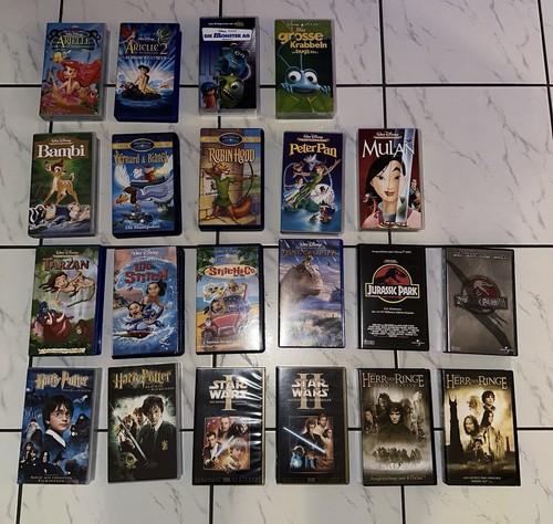 Vhs kassetten sammlung - vhs,