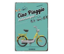 Vespa Retro Patina Blechschild