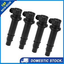4 Stück Motorboot-Zündspule 5VY-82310-00-00 Schwarz für Yamaha FZ1 2006–2014