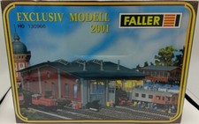 FALLER Waggon-Werkstatt Exclusiv-Modell (130966) Bausatz Spur H0 1:87 NEU & OVP