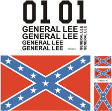DECAL AUFKLEBERBOGEN "GENERAL LEE - DUKES OF HAZZARD" 1:12 1:10 & 1:8 # 80027