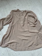 Her Shirt Seide Bluse Rosé XL