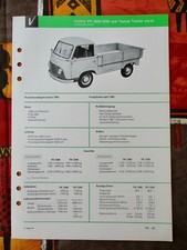 Ford Taunus FK Transit Pritsche 1000/1250 1959-62 VW Gebrauchtwagenberater 