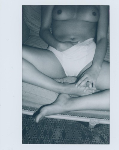 Original art nude polaroid - nude,