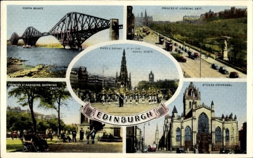 Edinburgh schottland - ak,