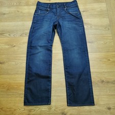 G Star New Radar Low Jeans Herren W34 L32 blau Loose Fit Straight Leg Denim