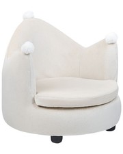 Kindersessel Samt beige