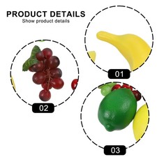 Realistisches Kunstobst Set 12