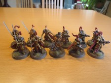 10 Sisters of Silence + weiblicher Inquisitor Adeptus Custodes  sehr gut bemalt