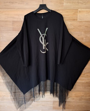 in sein mit Shirt von New Style - schwarz - groß - Lagenlook - EHG - Pullover