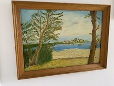 Ölgemälde Dorfidylle