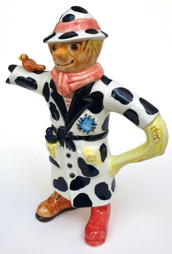 Vogelscheuche figurenkanne - vogelscheuche,