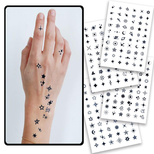 Stars semi permanente - stars, tattoos