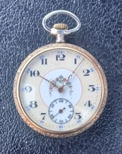 Antike 800 Silber Taschenuhr