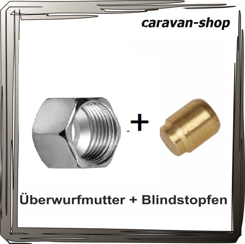 Blindstopfen überwurfmutter - +,