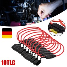 10 x12V KFZ Automatiksicherungshalter Sicherung Halter Automat MAX 30A für PKW