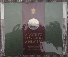 Royal mint 2020 brexit - royal, 50p