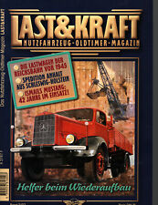 Zeitschrift Last & Kraft #2 von 1997 Spedition Anhalt Reichbahn LKW + Poster 