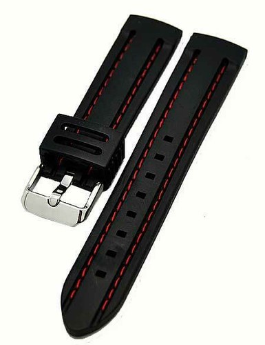 Uhrenarmband silikon schwarz - uhrenarmband,