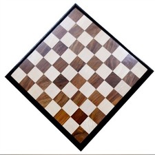 Schachspiel Schachbrett Holz hochwertig Chess board aus Holz mit Schachfiguren